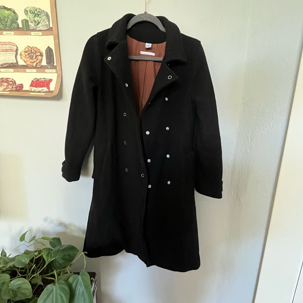 Women’s Black Wool Coat